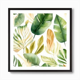 Tropical Leaves 2 Art Print