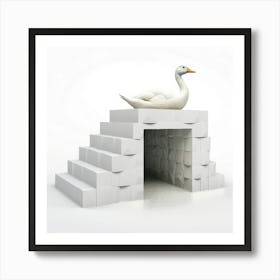 Cute Swan 1 Art Print