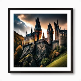 Hogwarts Castle 4 Art Print