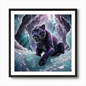 Frozen Big Panter Art Print