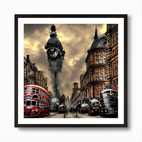 London Street Scene Art Print