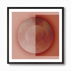 Marble Plate Art Print