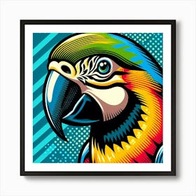 Pop Parrot 5 Art Print