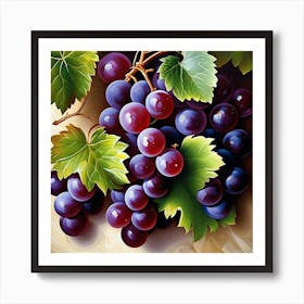 Grapes 3 Art Print