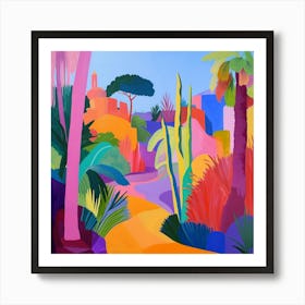 Colourful Gardens Bok Tower Gardens Usa 1 Art Print