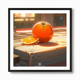 Orange Art Print