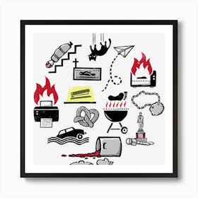 Office Things Art Print