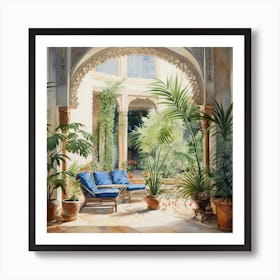 Moroccan Riyadh Art Print