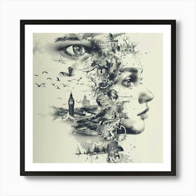 Portrait Of A Woman Art Print