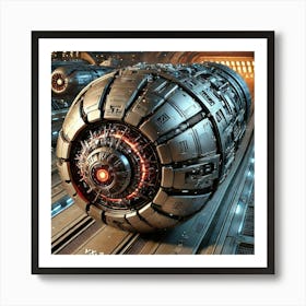 Planet Shattering Bomb Art Print