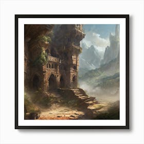 Fantasy Castle 96 Art Print