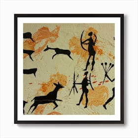 Ethiopian Cave Art Art Print