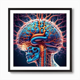Human Brain 60 Art Print