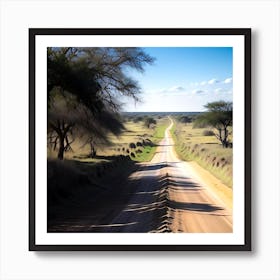 Road in South Africa Art Print