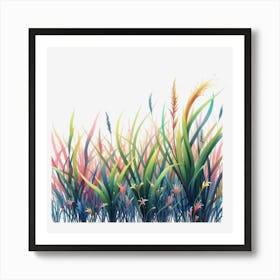Grasses Art Print