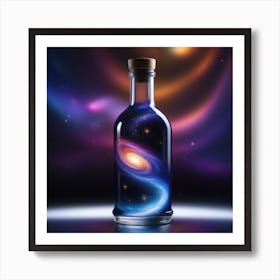 Galaxy In A Bottle 1 Art Print