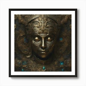 Gold Queen Art Print