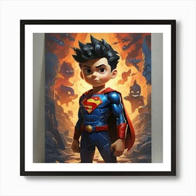 Super Shadows Boy Of Tomorrow Art Print Art Print