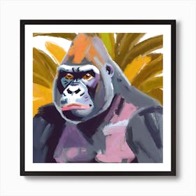 Western Lowland Gorilla 02 1 Art Print