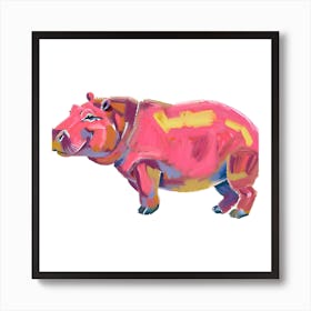 Hippopotamus 01 Art Print