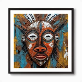 African Mask 6 Art Print