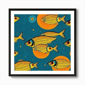 Fishes In The Sea Art Print