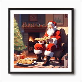 Christmas Santa 7 Art Print