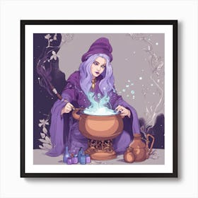 Potion making Art Print