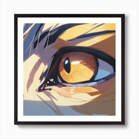 Eye Of The Tiger Art Print