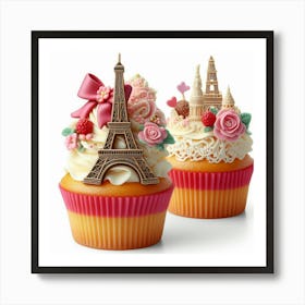 Paris Cupcakes 1 Art Print