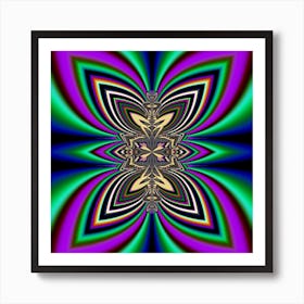 Abstract Artwork Fractal Background Art Art Print