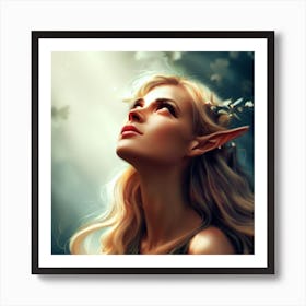 Elf Girl 1 Art Print