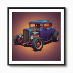 Hot Rod 5 Art Print