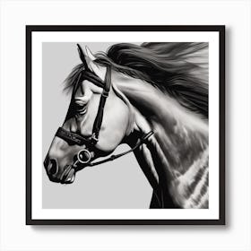 Horse Head 3 Art Print
