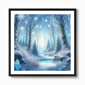 Winter Forest 3 Art Print