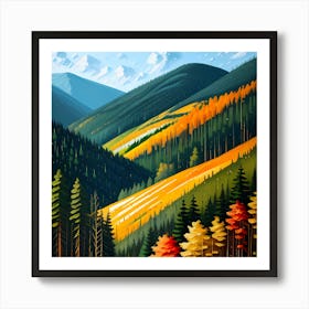 Forest and Hills Art Print