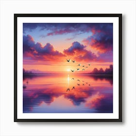 Sunset Art Print