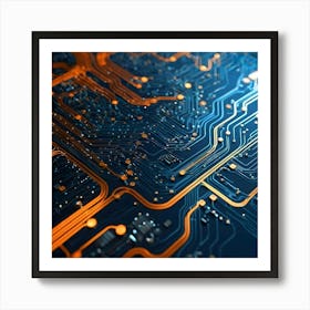 Circuit Board 28 Art Print