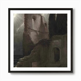 'The Ruins Of A Castle' Art Print