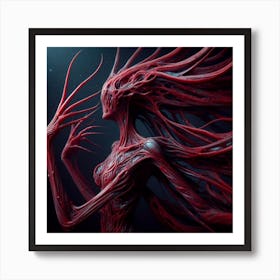 Creature Of The Night 3 Art Print