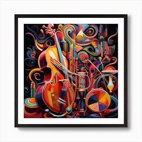 Musical Instruments 1 Art Print