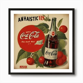 Default Default Vintage And Retro Coca Cola Advertising Aestet 1 (1) Art Print