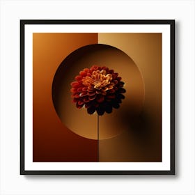 Abstract Flower 14 Art Print