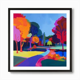 Abstract Park Collection Victoria Park London 2 Art Print