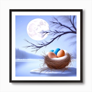 Two Birds In A Nest 18 Art Print by MdsArts - Fy