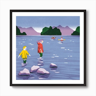 Derwent Paddle Art Print