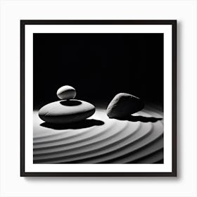 Zen Stones Art Print