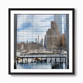 Reflections In The Glass Art Print