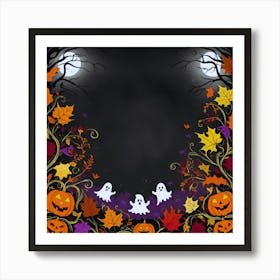 Halloween Background 2 Art Print