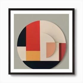 Abstract Geometric Painting Art Print